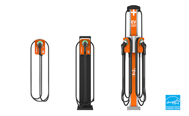 Different configurations of ChargePoint CPF50