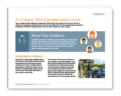 EV Charging for Business Guide