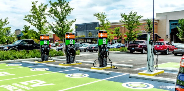 EV Charging at Retail Store