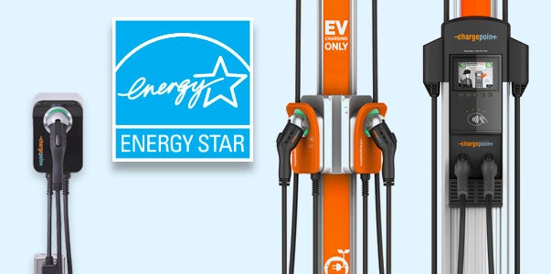 ENERGY STAR logo with certified ChargePoint solutions