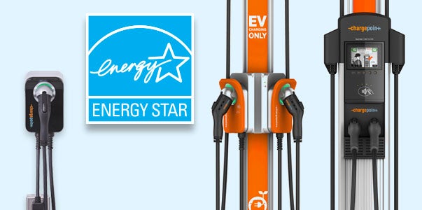 ENERGY STAR logo with certified ChargePoint solutions