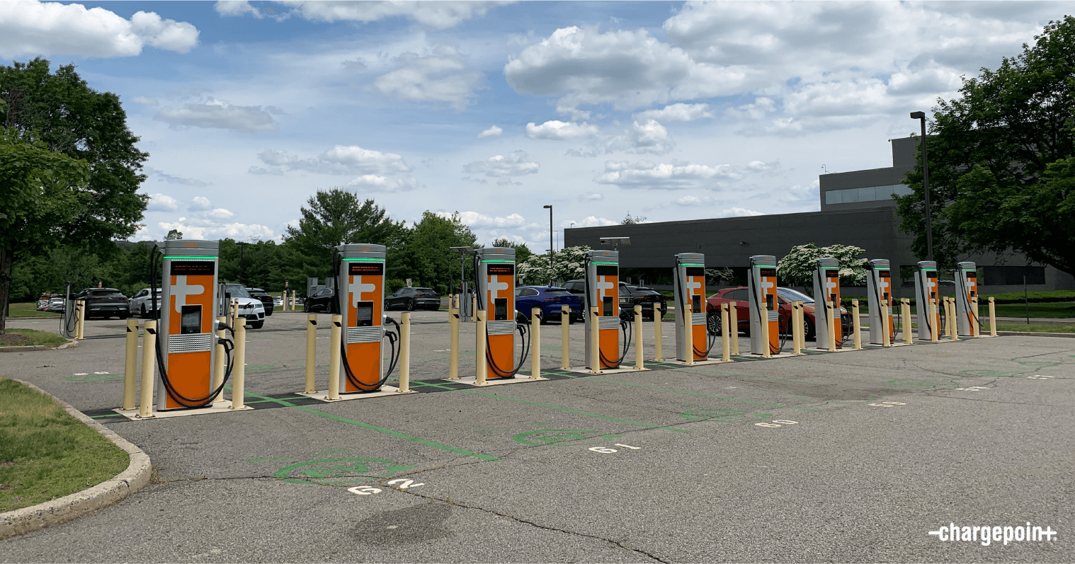 ChargePoint Express 250 Chargers at Jaguar Land Rover