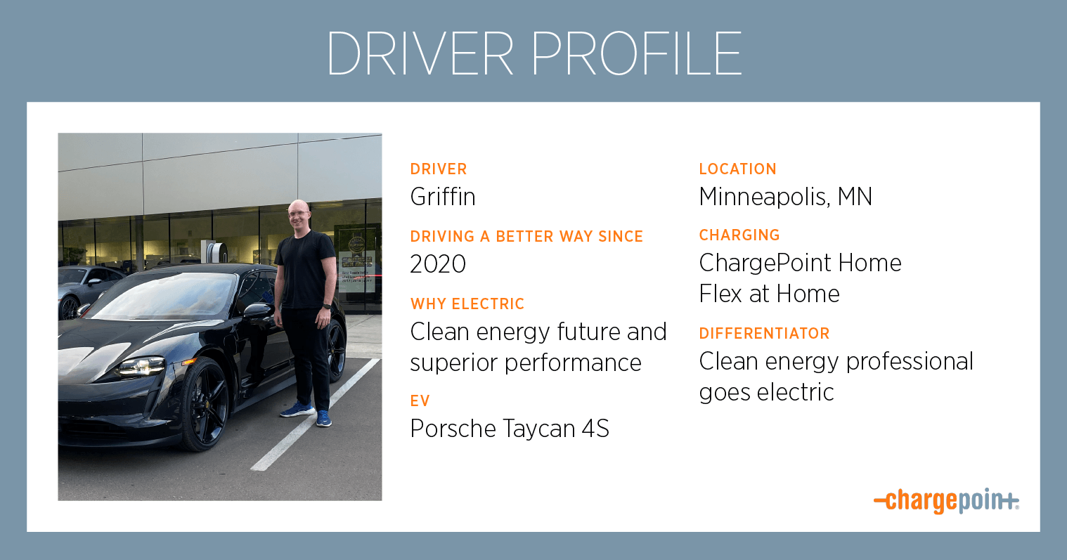 Meet Griffin and His Porsche Taycan