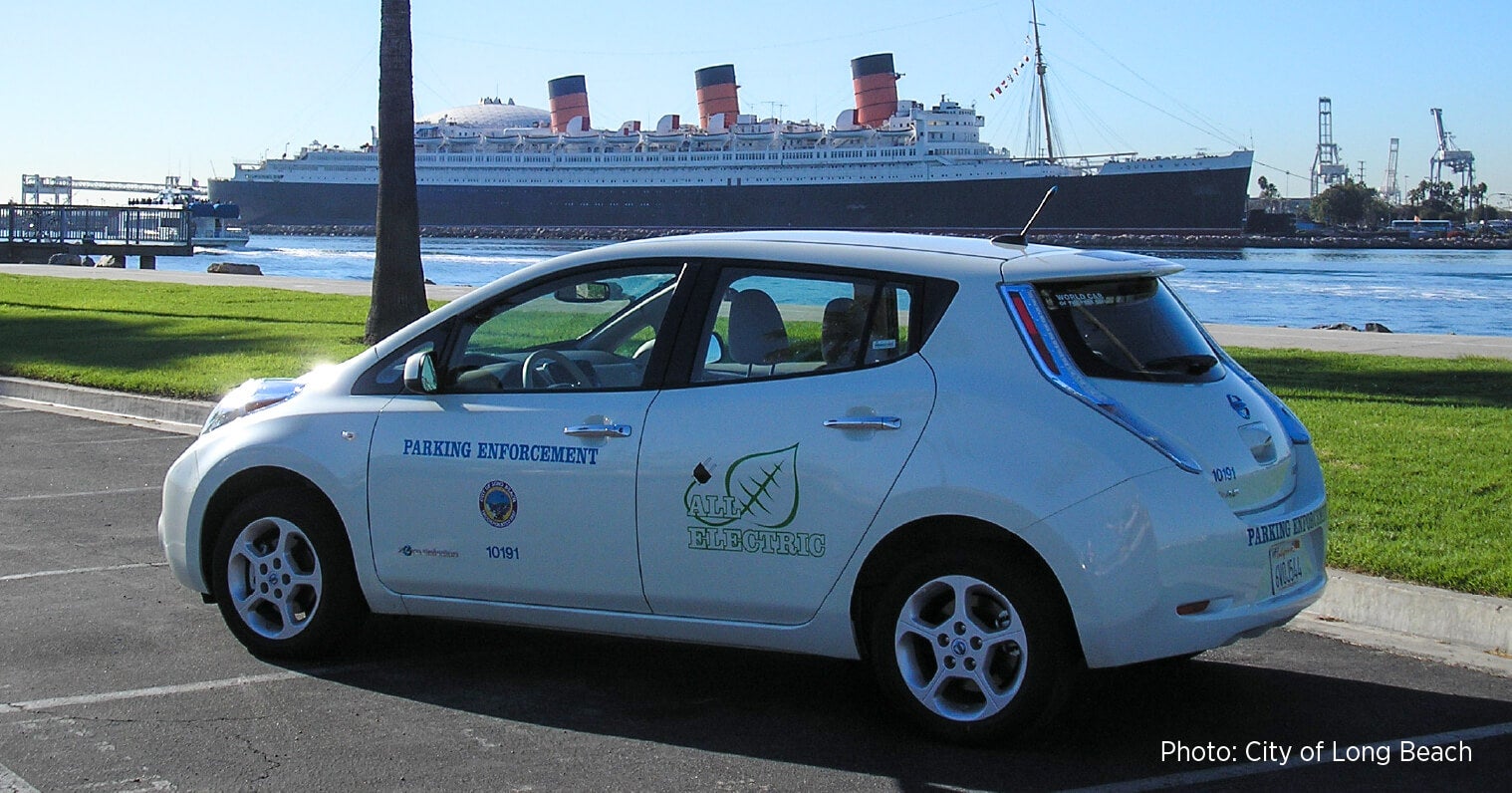 City of Long Beach electric fleet vehicle