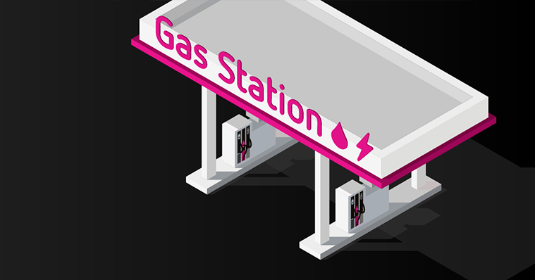Gas stations as mobility hubs