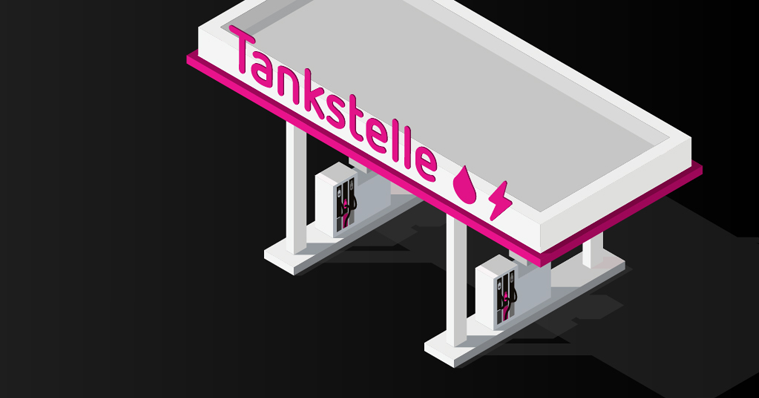 Mobilitätszentrum Tankstelle