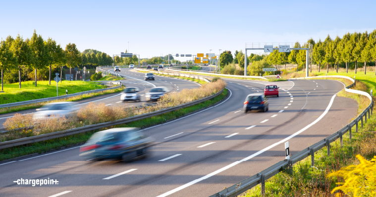 Cars on the road