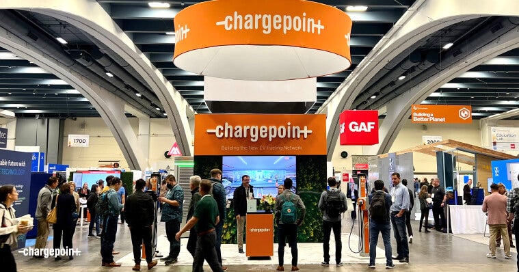 ChargePoint represents at Greenbuild