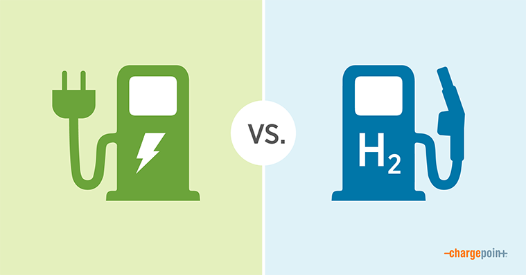 Electricity vs. hydrogen
