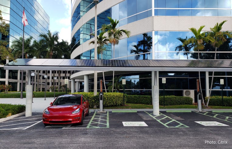 ChargePoint EV charging at Citrix