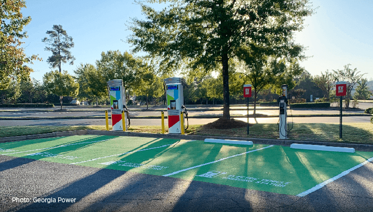 ChargePoint charging stations at Georgia Power