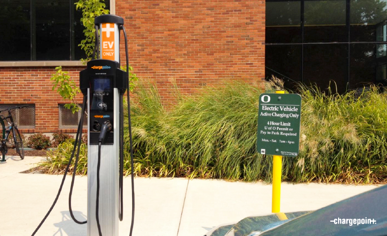 charging at University of Oregon