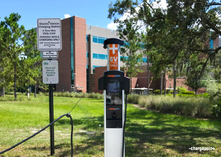 charging at University of South Florida