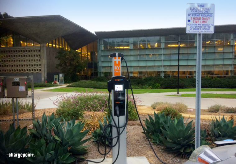 Charging at University of California San Dieto