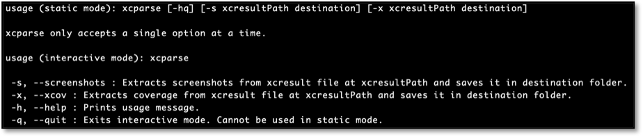 xcparse_how to use