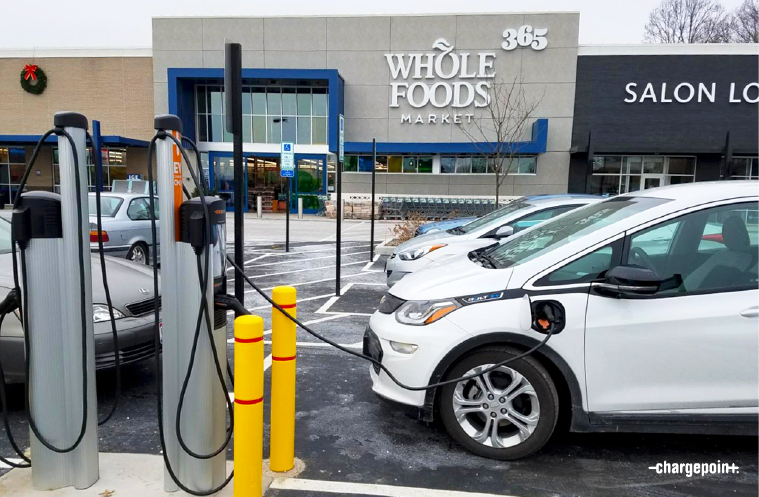 Buying Groceries while Charging