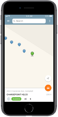 ChargePoint app - Color Coding