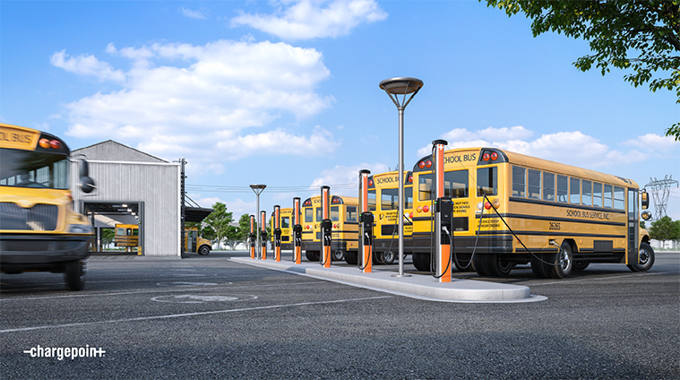 Bidirectional capable CP6000 with school bus fleet