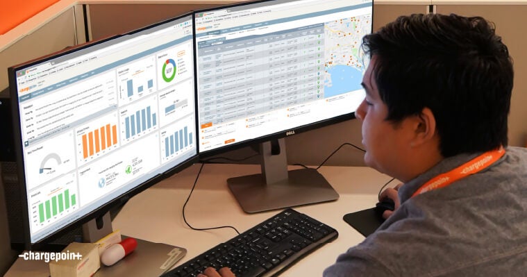 Support Monitors EV Charging Status