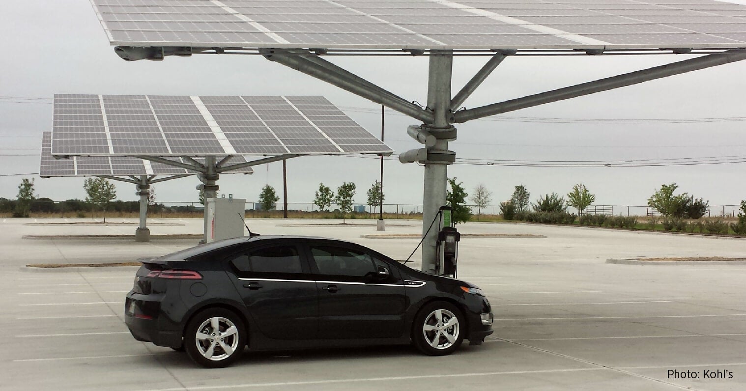 Charging an EV with solar energy