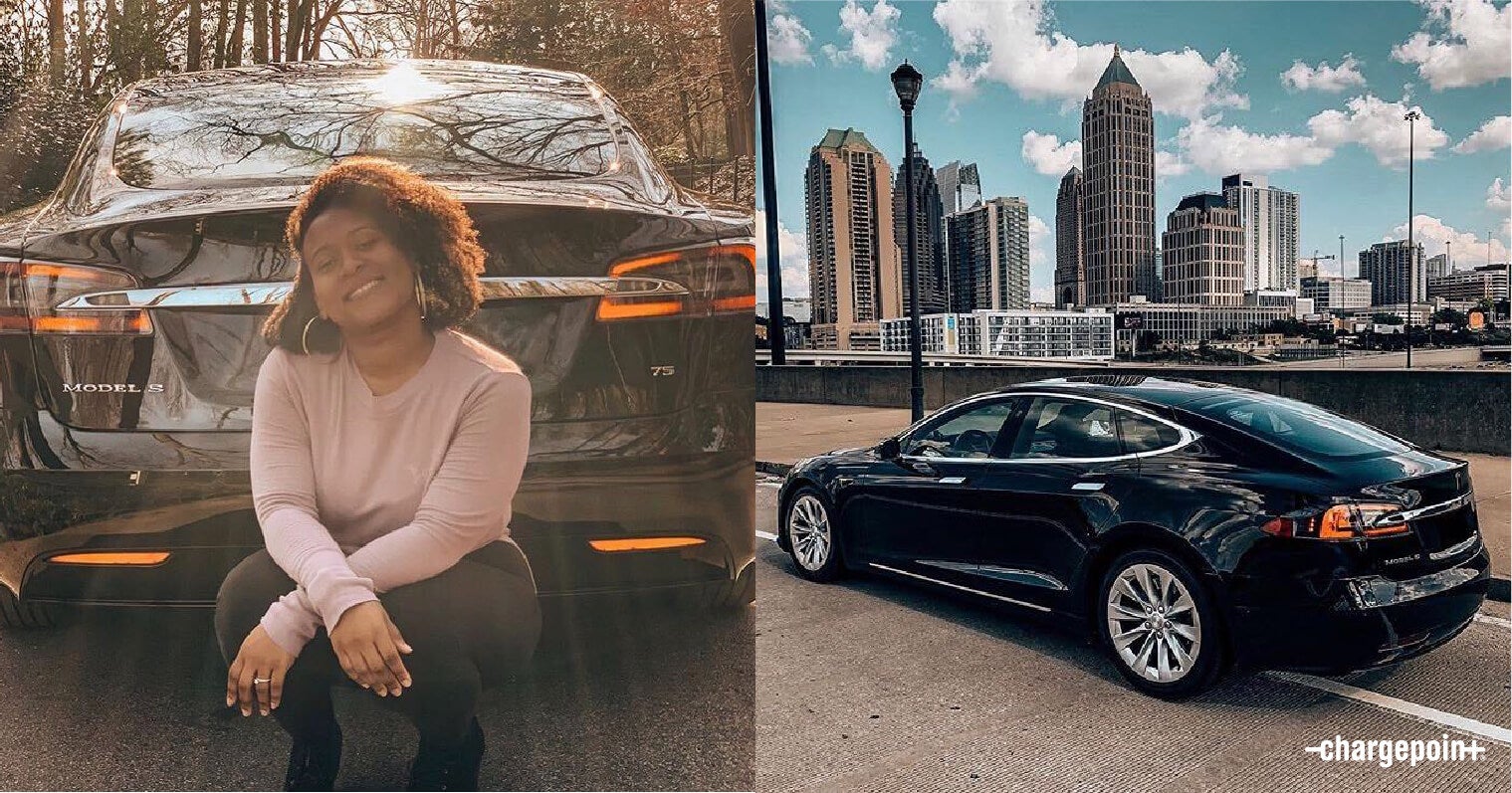 Brittany drives electric in Atlanta