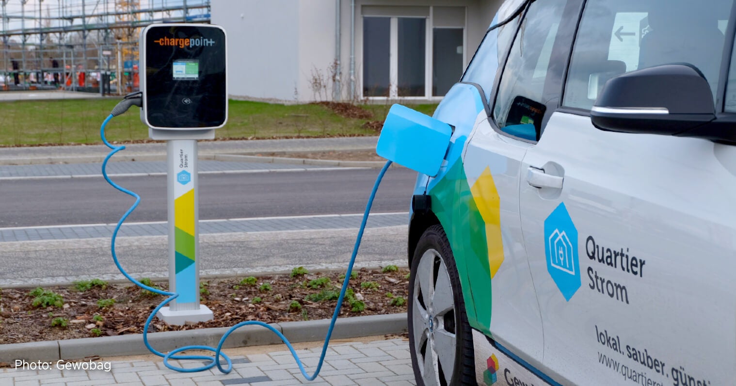 Gewobag und ChargePoint für E-Mobilität