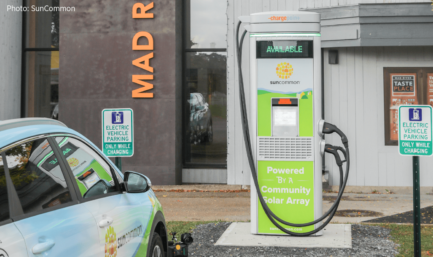 DC Fast Charging at Mad River Taste Place in Vermont