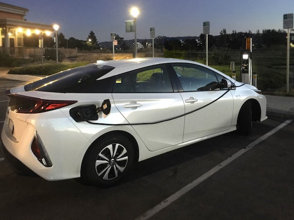 can a prius be charged at home 