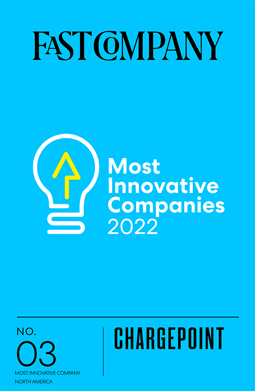 ChargePoint recognized as one of Fast Company's Most Innovative Companies 2022