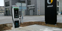 ChargePoint station at Smart car dealership