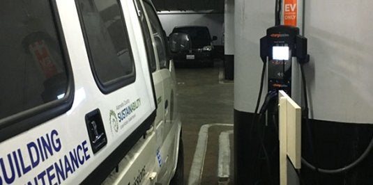 Alameda County vehicle with ChargePoint solution