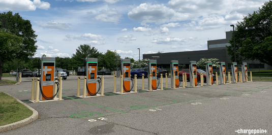 ChargePoint Express 250 Chargers at Jaguar Land Rover
