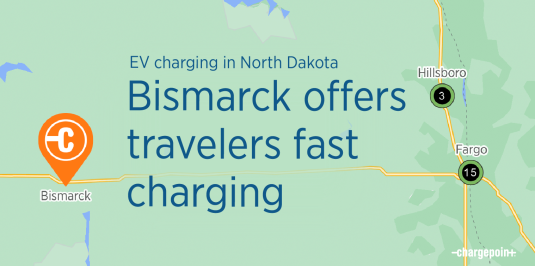 Bismarck offers travelers fast charging
