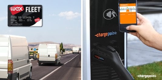 Pay for EV fleet charging with WEX and ChargePoint