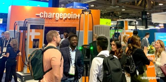 Electric fleet vehicles and charging at ACT Expo