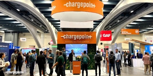 ChargePoint represents at Greenbuild