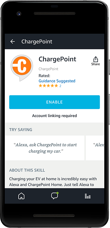 ChargePoint Amazon Alexa