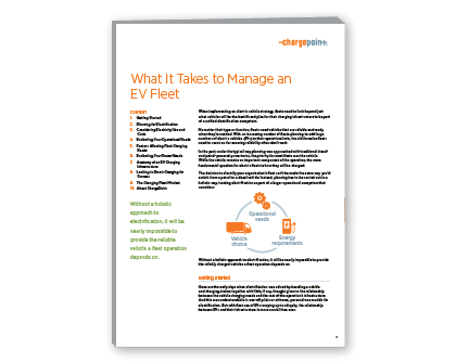 Discover what it takes to manage an EV fleet | ChargePoint