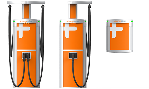 ChargePoint Express Plus Power Link configurations