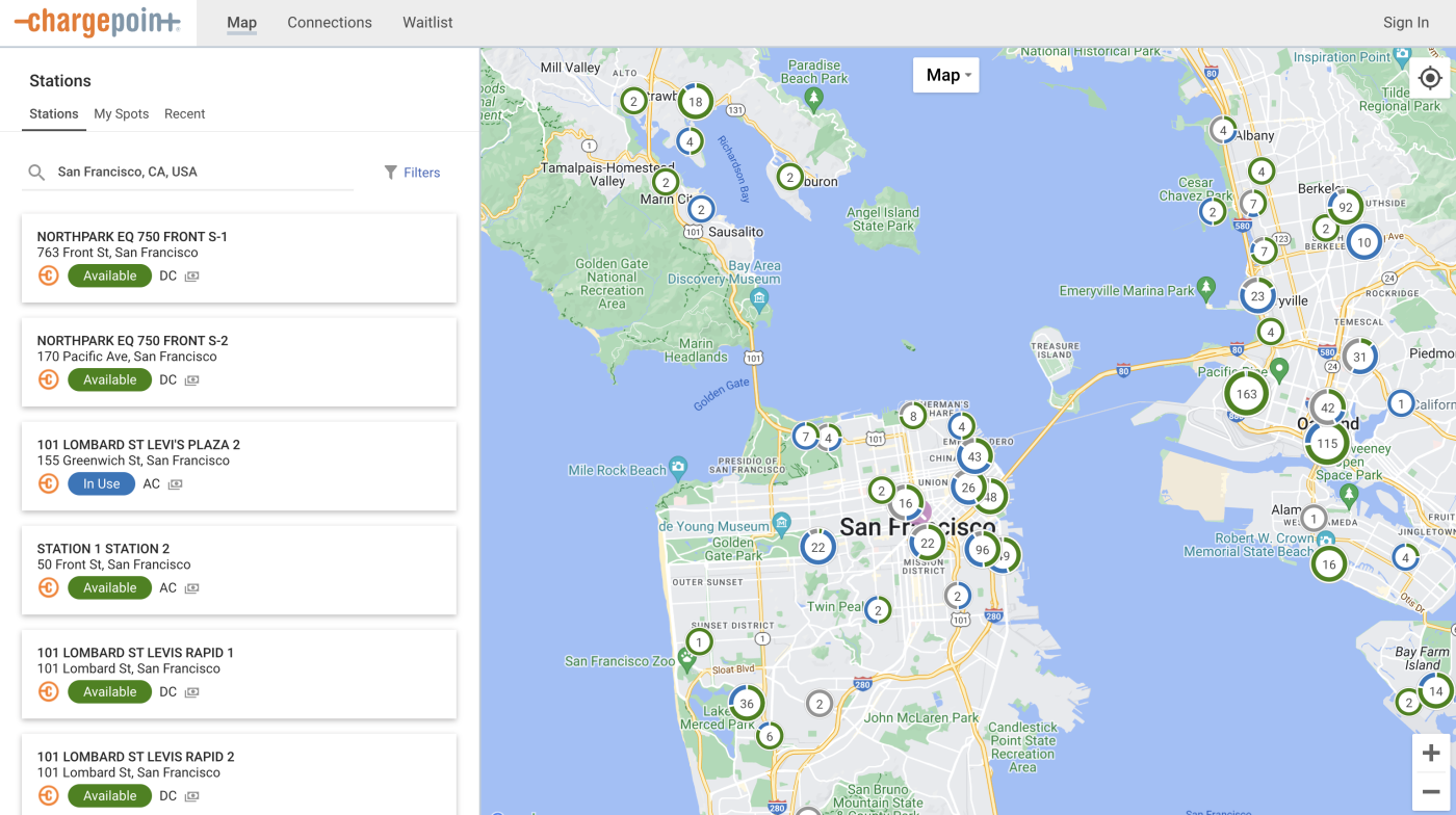 ChargePoint driver portal 