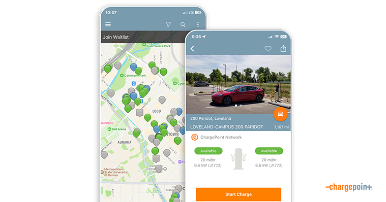 ChargePoint EV charging app
