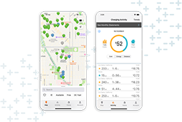 Person explaining how to use ChargePoint app
