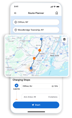 ChargePoint app screen
