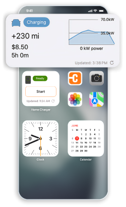 ChargePoint app screen