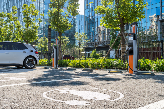 ChargePoint CP6000 at parking structure