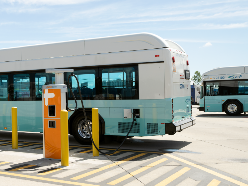 Bus charging on ChargePoint Express 280