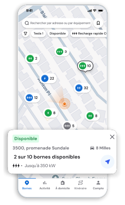 ChargePoint app screen