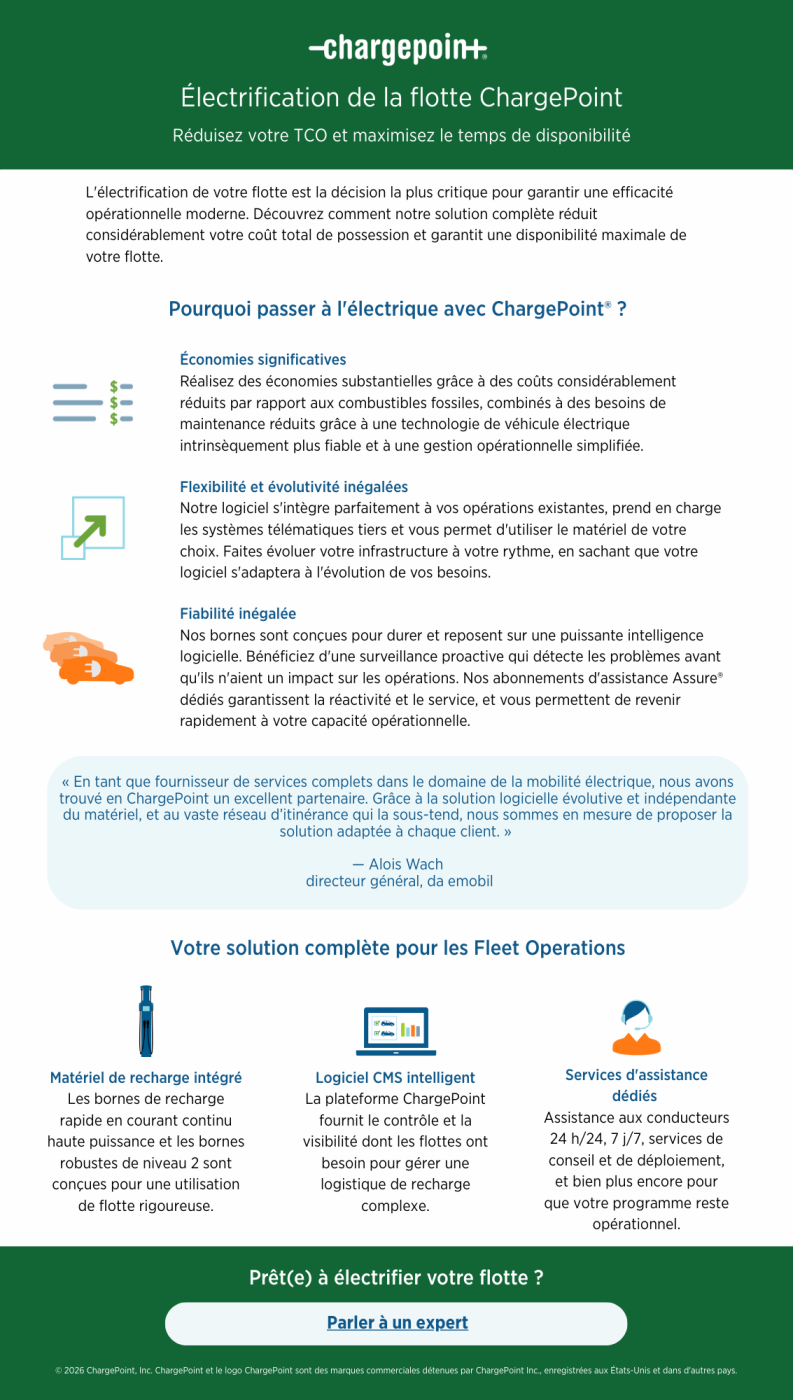 EV charging solutions for your fleet